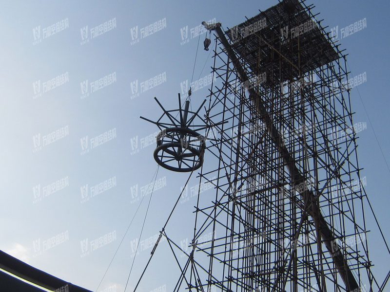 天華鄉(xiāng)村大舞臺異型鋼結(jié)構(gòu)項目