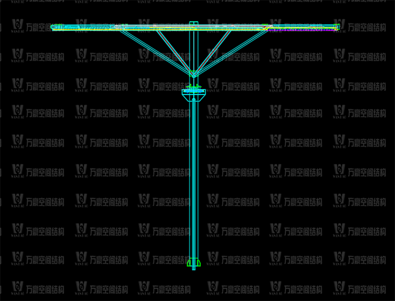 五鄉(xiāng)地鐵站傘狀PTFE膜結構工程