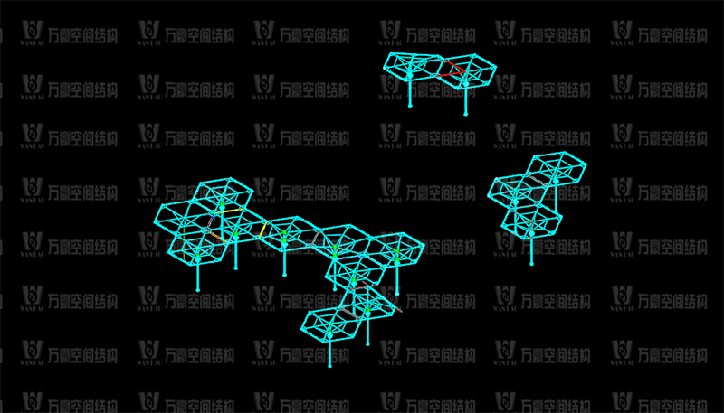 五鄉(xiāng)地鐵站傘狀PTFE膜結構工程