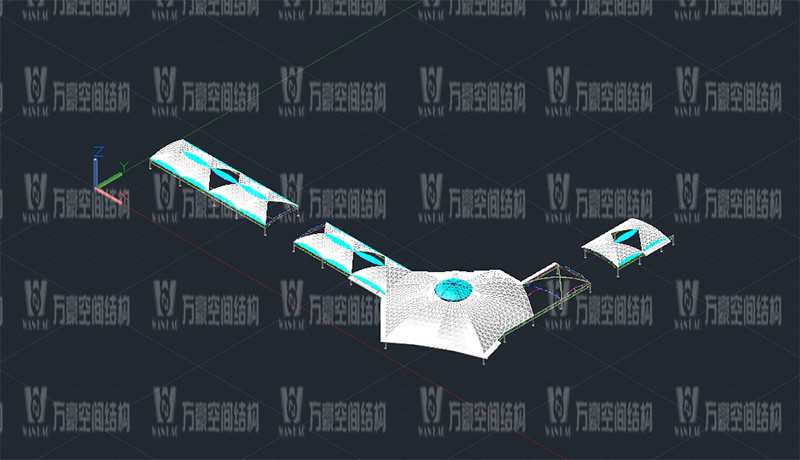 萬豪2020第7標(biāo)-新泰卓越·財富廣場膜結(jié)構(gòu)項目