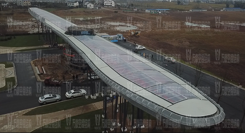 四川南充電影學(xué)院景觀膜結(jié)構(gòu)項(xiàng)目竣工