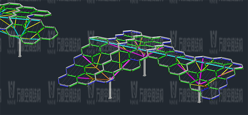 萬豪2021第8標-樂清鐵定溜溜樂園ETFE天幕及PTFE景觀傘膜結(jié)構(gòu)工程