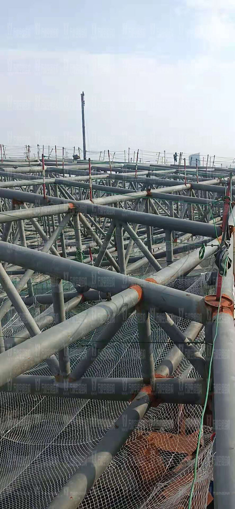 杭州亞運會棒（壘）球體育文化中心膜結構項目開始施工