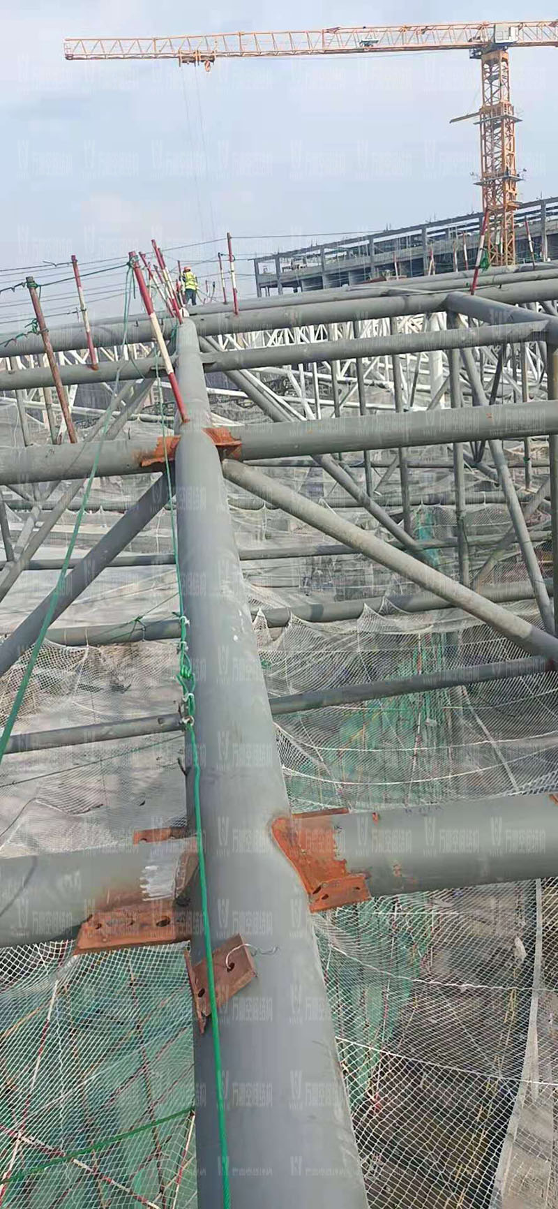 杭州亞運會棒（壘）球體育文化中心膜結構項目開始施工