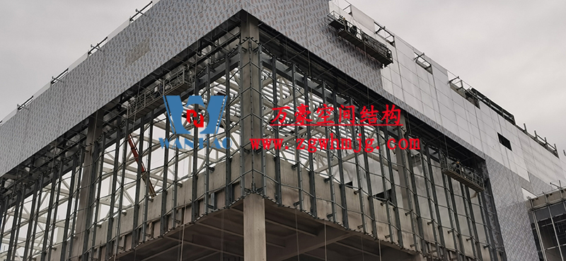 紹興國際會展中心C1區(qū)展廳幕墻網(wǎng)格膜工程