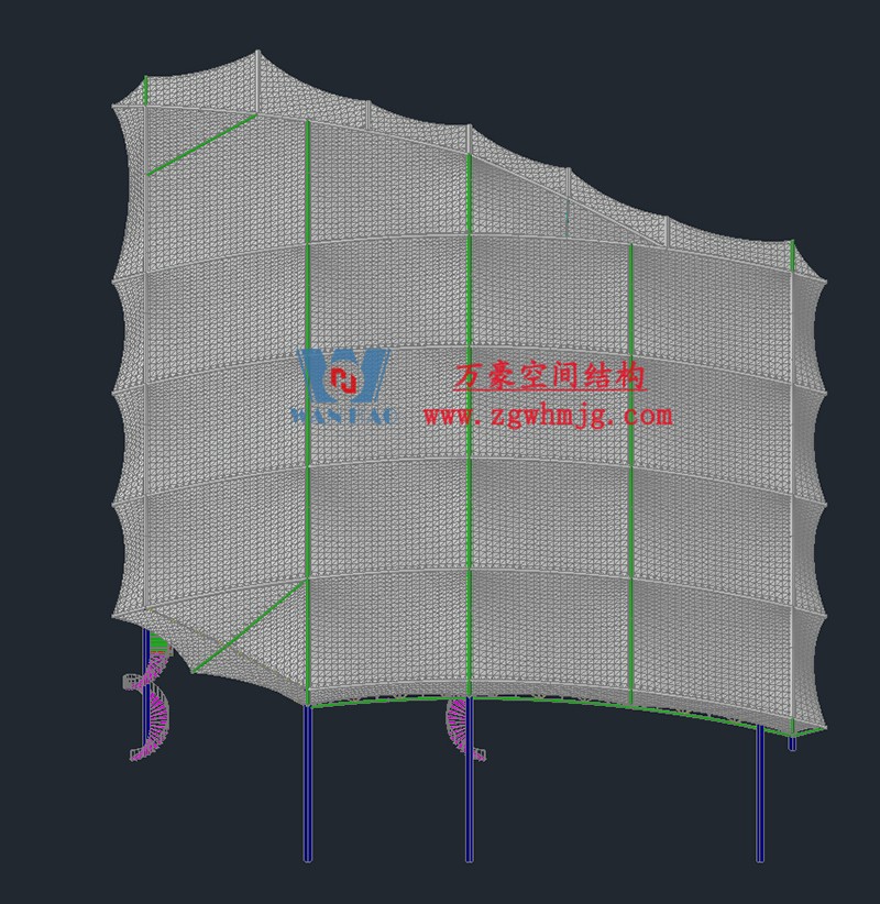 國網(wǎng)江西省電力有限公司培訓中心實訓基地改造膜結(jié)構(gòu)工程