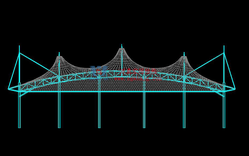 萬豪2023第6標(biāo)-溫州惠民路西側(cè)綠地球場(chǎng)鋼膜結(jié)構(gòu)工程