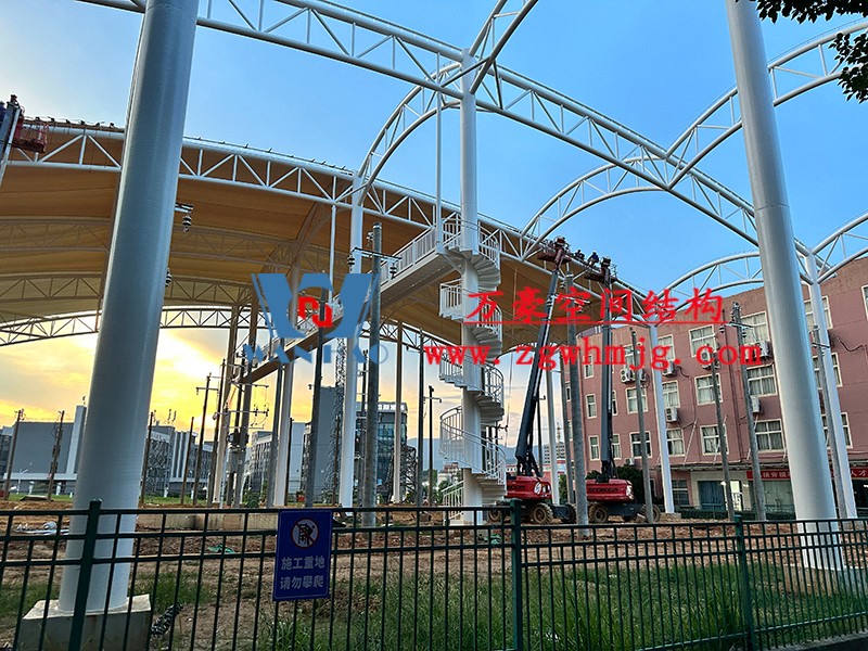 國網(wǎng)江西省電力有限公司培訓中心實訓基地改造膜結(jié)構(gòu)工程