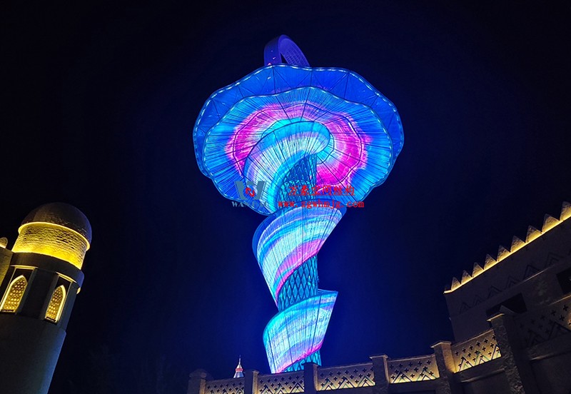 西安絲路塔ETFE膜結(jié)構(gòu)項目順利完工