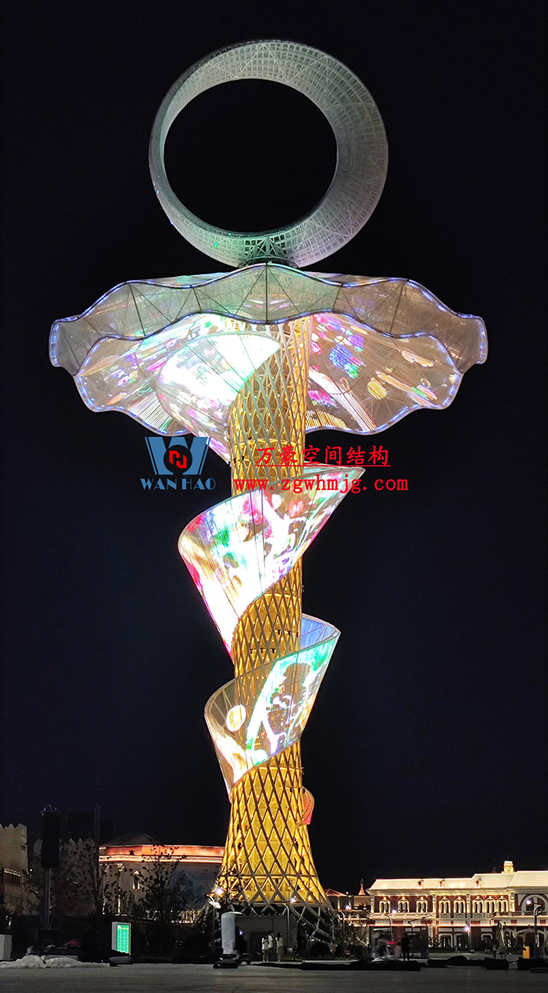 西安絲路塔ETFE膜結(jié)構(gòu)項目順利完工