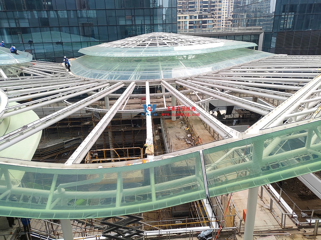 博多森谷項目中庭鋼膜結(jié)構(gòu)工程