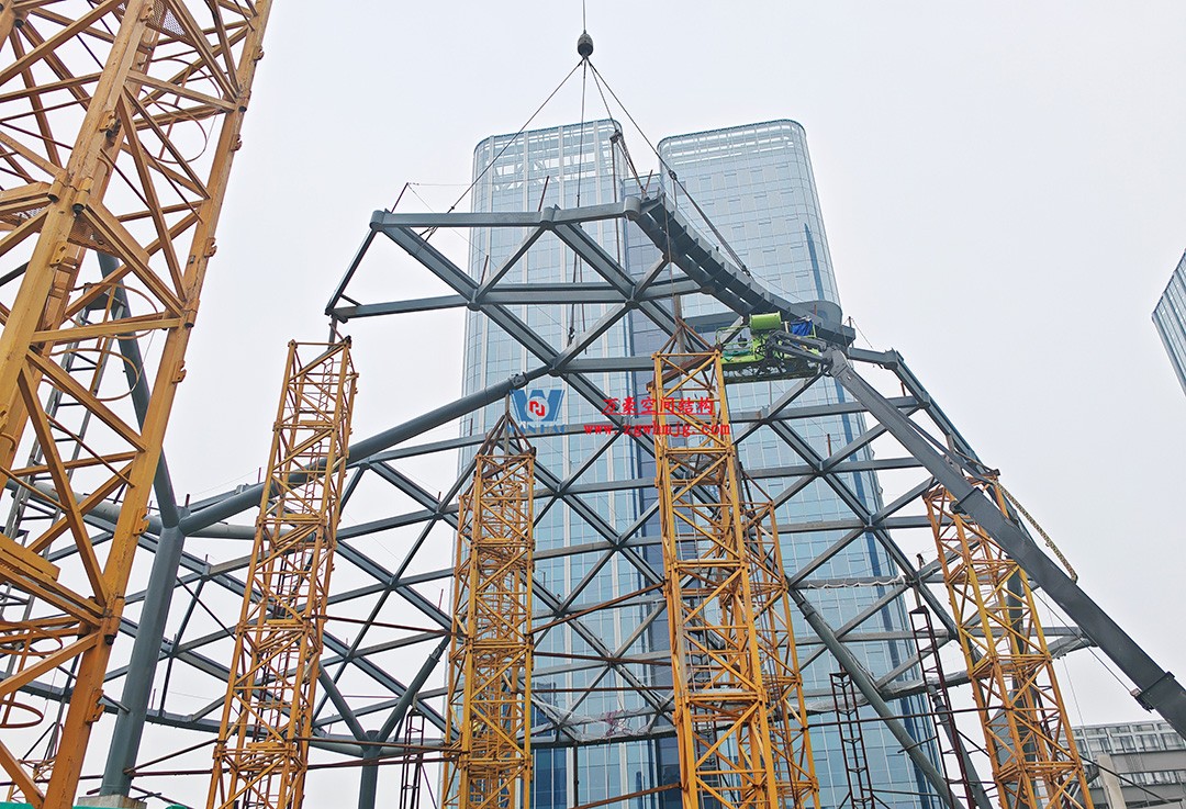 攻堅(jiān)克難，全速推進(jìn)|這個ETFE商業(yè)天幕迎來新進(jìn)展