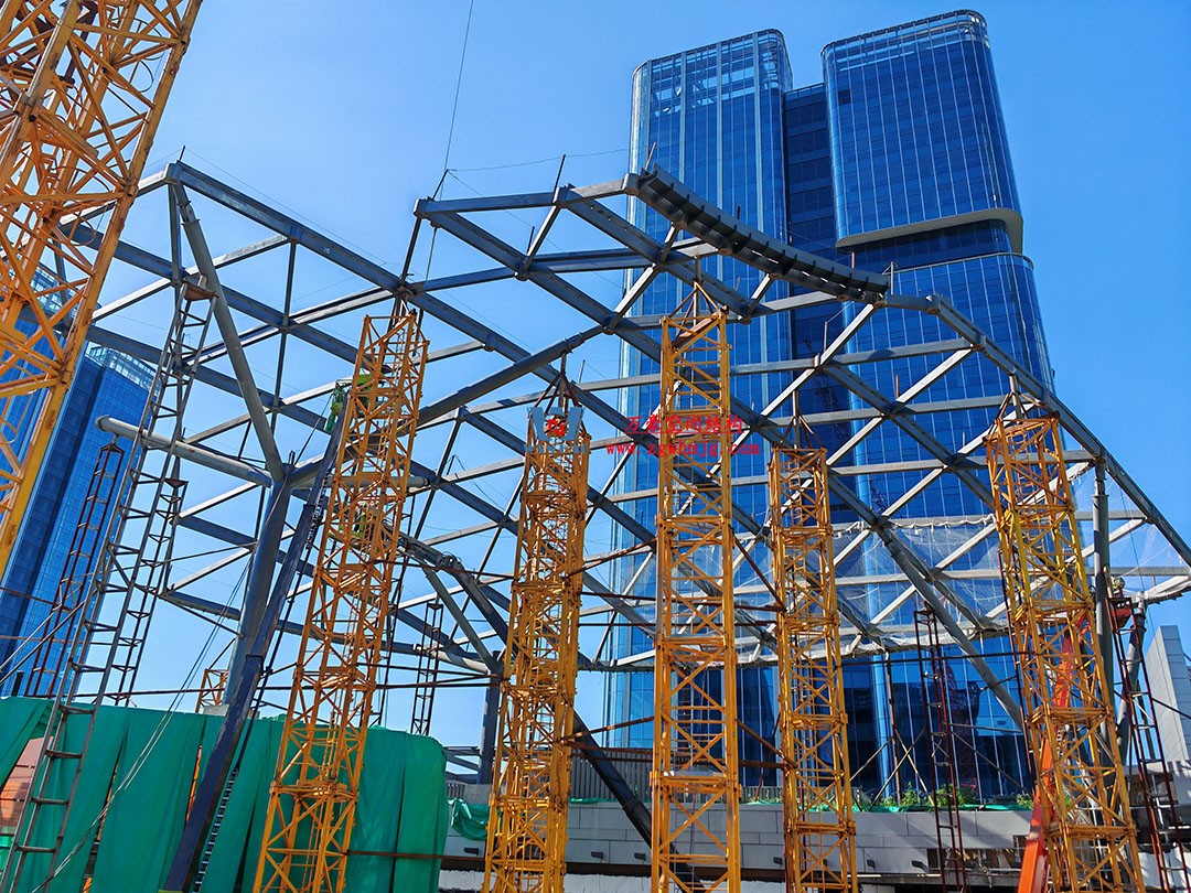 攻堅(jiān)克難，全速推進(jìn)|這個ETFE商業(yè)天幕迎來新進(jìn)展