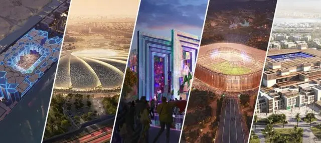 沙特公布2034年世界杯的15個(gè)場館設(shè)計(jì)，預(yù)計(jì)耗資數(shù)千億美元