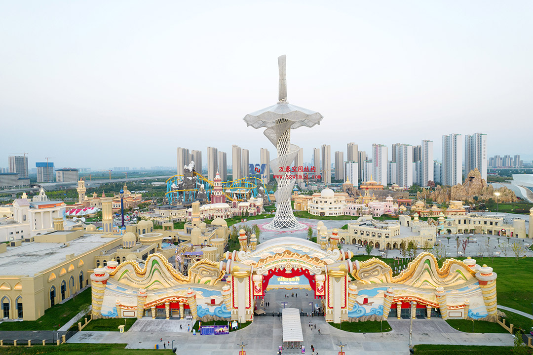 ETFE膜結(jié)構(gòu)地標塔—以愛之名，點亮絲路歡樂世界