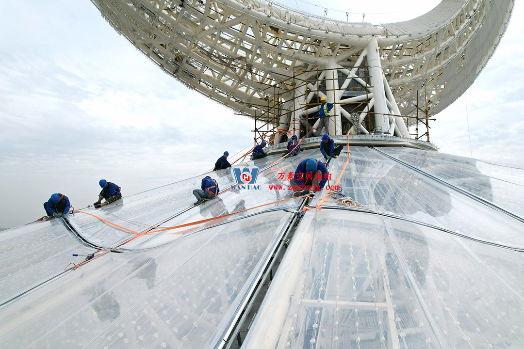 ETFE膜結(jié)構(gòu)地標塔—以愛之名，點亮絲路歡樂世界