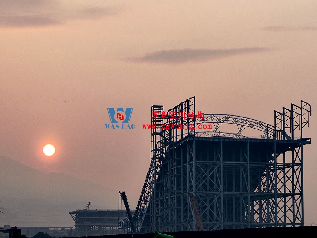 比亞迪紹興嵊州賽車場干拔沙坡觀景平臺鋼膜結(jié)構(gòu)