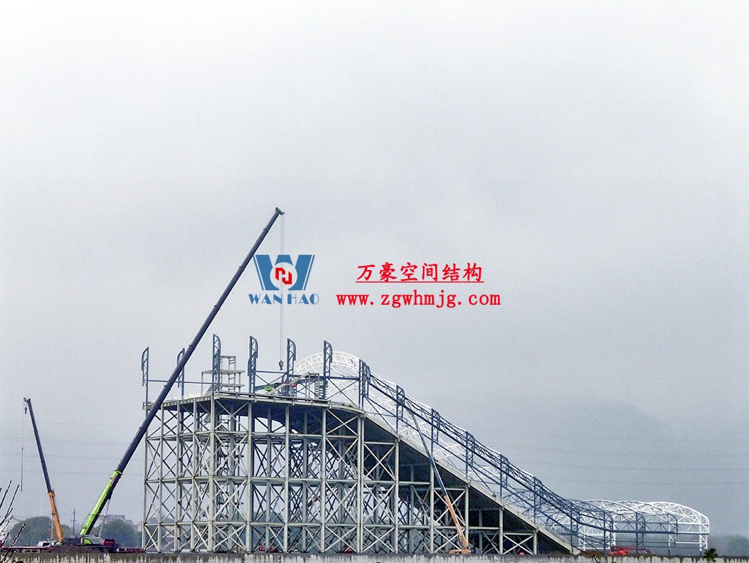 比亞迪紹興嵊州賽車場干拔沙坡觀景平臺(tái)鋼結(jié)構(gòu)項(xiàng)目