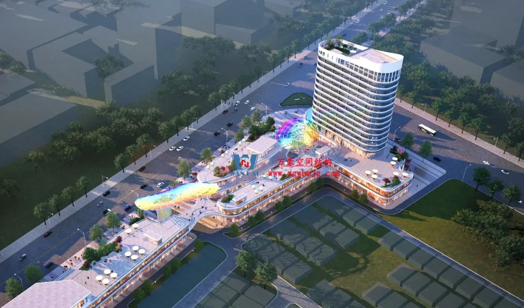 廣州茂名總匯天街商業(yè)街ETFE膜結構工程