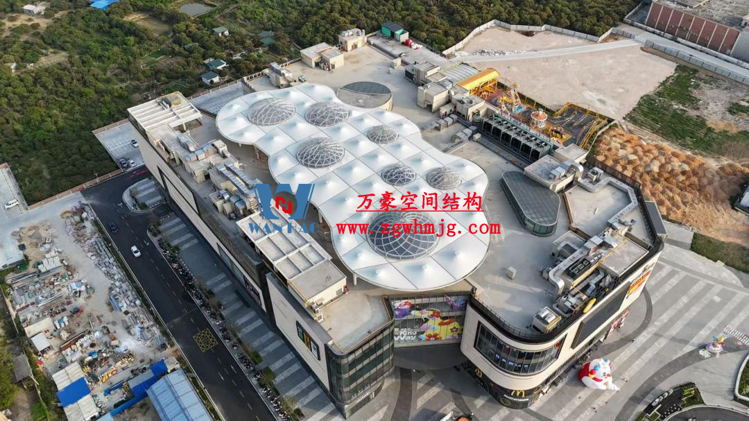廣州從化鳳凰新天地商業(yè)樓ETFE PTFE膜結(jié)構(gòu)項目