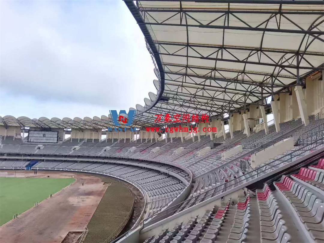 非洲杯肯尼亞體育場PTFE鋼膜結(jié)構(gòu)屋面項(xiàng)目