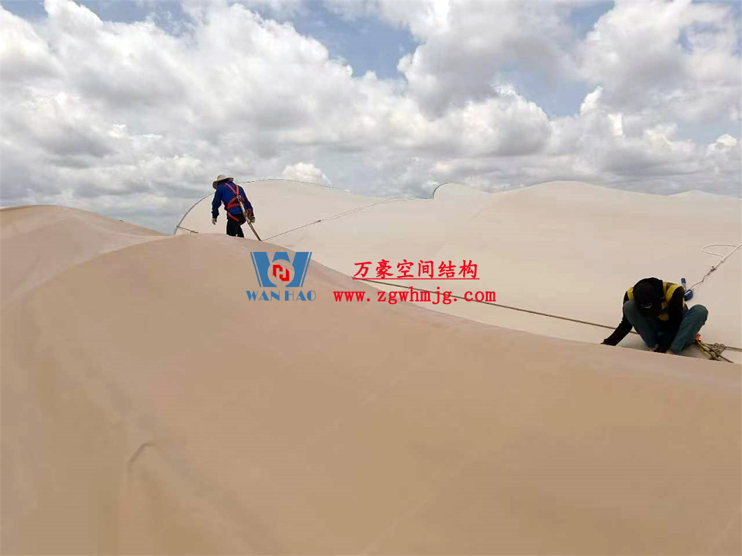 非洲杯肯尼亞體育場PTFE鋼膜結(jié)構(gòu)屋面工程