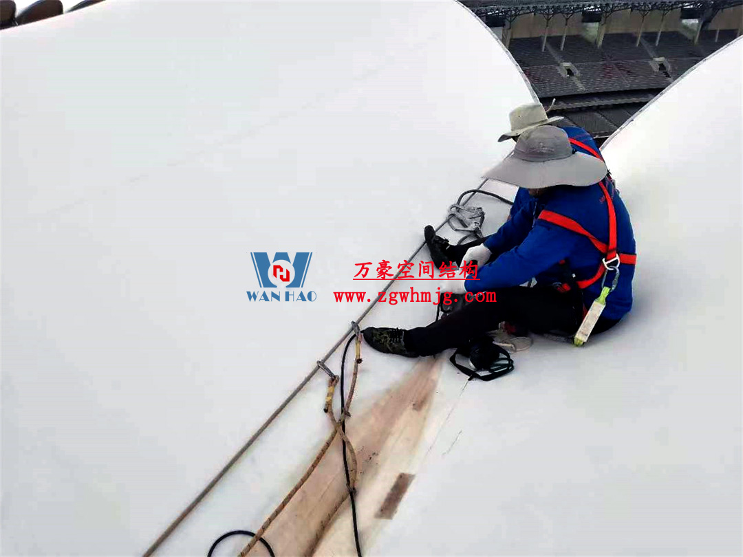 非洲杯肯尼亞體育場PTFE鋼膜結(jié)構(gòu)屋面工程