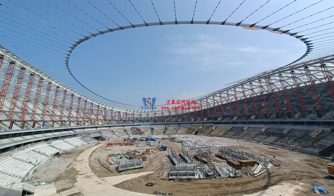 緊跟“蘇超熱浪”，火熱施工中，一只白鷺即將振翅高飛！