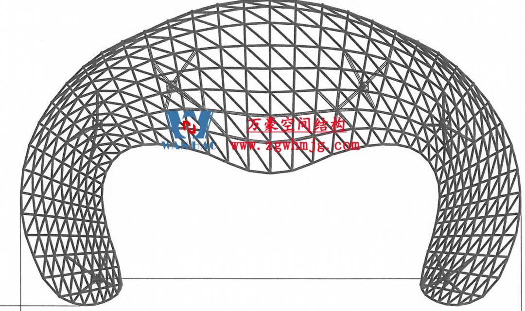 安吉縣人民路地塊房產(chǎn)開發(fā)ETFE膜結(jié)構項目