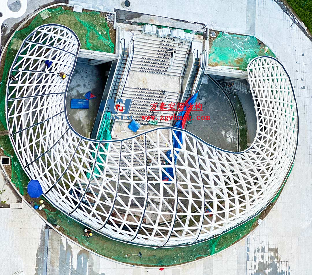 安吉縣人民路地塊房產(chǎn)開發(fā)ETFE膜結(jié)構項目