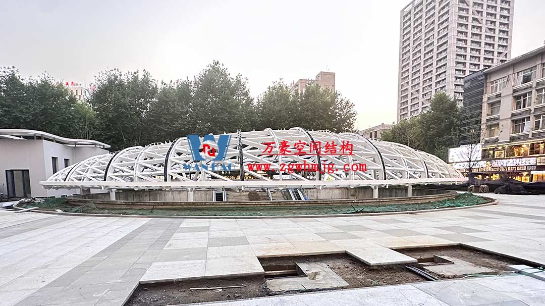 安吉縣人民路地塊房產(chǎn)開發(fā)ETFE膜結(jié)構項目