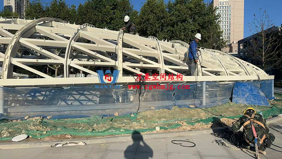 安吉縣人民路地塊房產(chǎn)開發(fā)ETFE膜結(jié)構項目