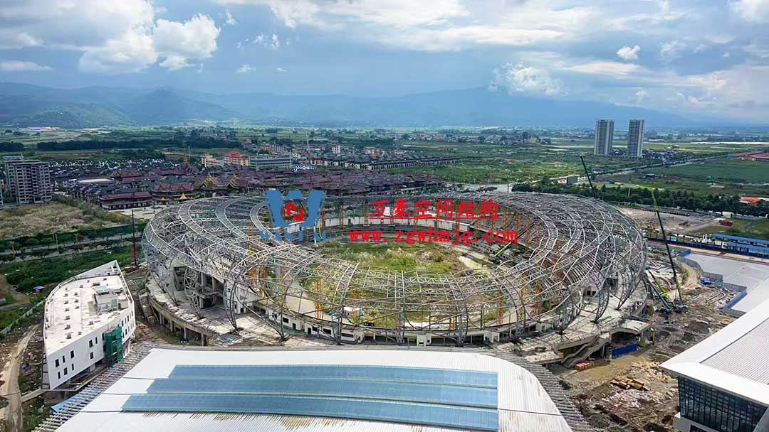 瑞麗國際文體中心建設(shè)項目體育場鋼結(jié)構(gòu)工程
