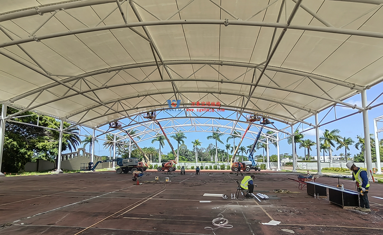 澳大利亞希望島網球中心PTFE膜屋面