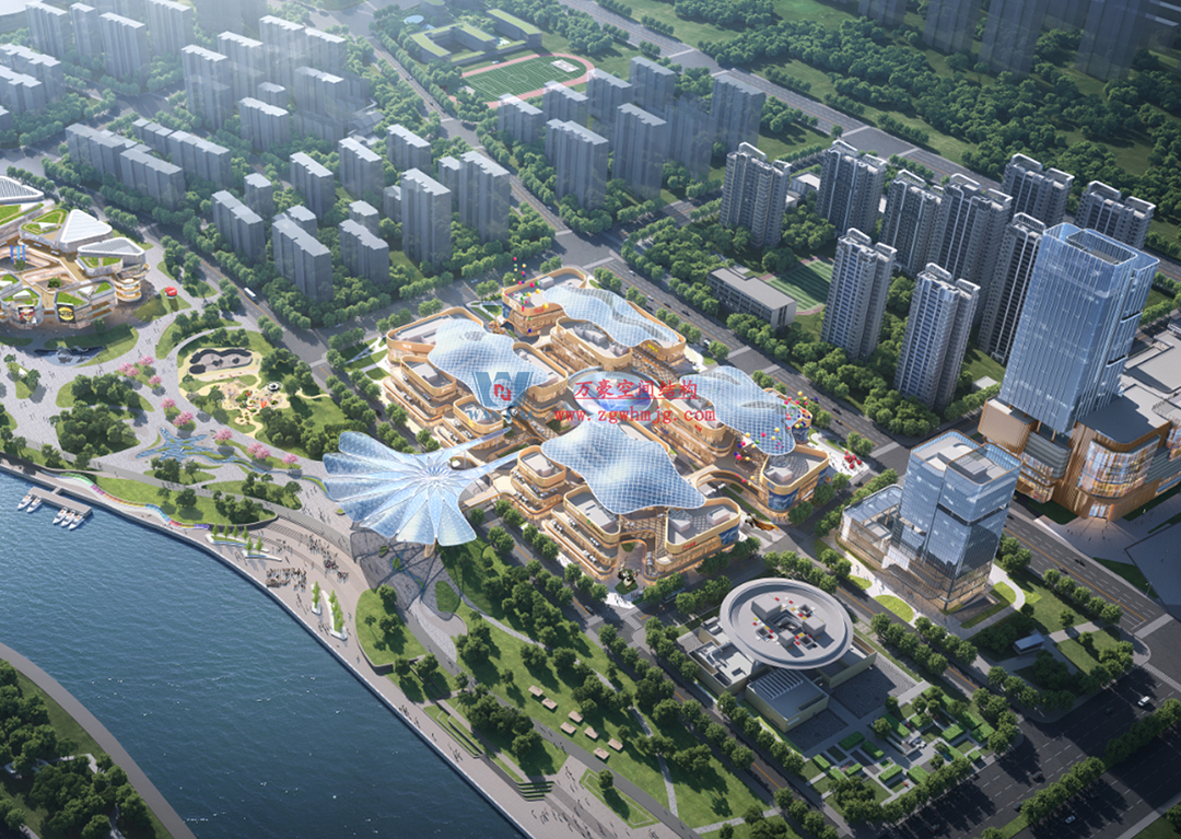 喜報｜浙江萬豪集團成功中標石家莊太平河片區合生匯大型ETFE商業天幕！