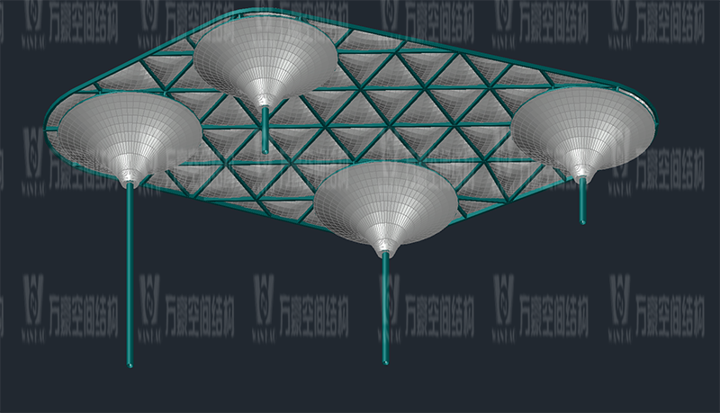 萬豪2021第7標(biāo)-臺州大板橋ETFE氣枕天幕項(xiàng)目