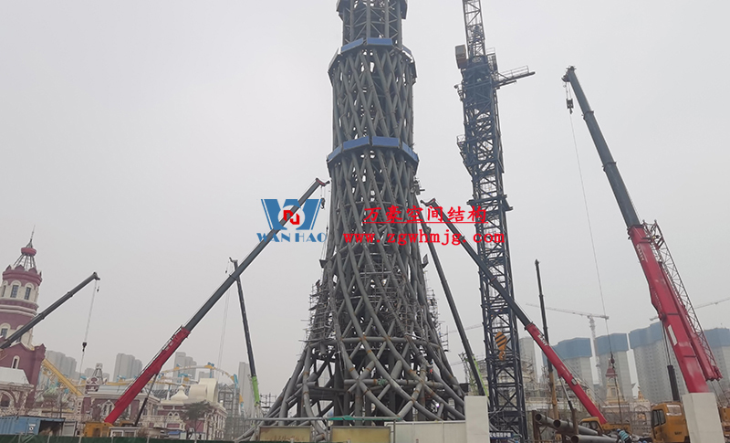 西安絲路塔ETFE索膜結(jié)構(gòu)項(xiàng)目開始施工