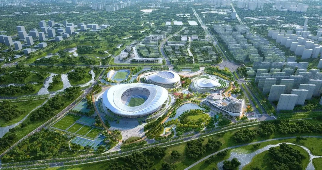 白鷺展翅，羽蝶翩飛|這個ETFE膜結(jié)構(gòu)項目刷新進度條