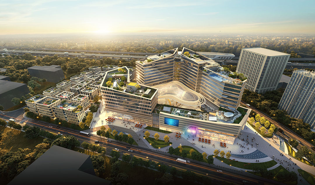 捷報(bào)頻傳！浙江萬(wàn)豪集團(tuán)中標(biāo)上海寶山商辦項(xiàng)目中庭天幕